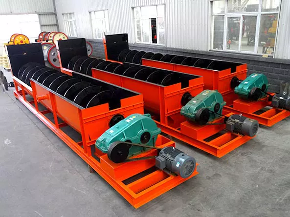 spiral sand washer